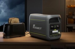 Die tragbare Powerstation FossiBot F1800 bietet 1.024 Wh und 1.800 W.