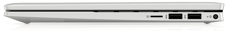 Rechte Seite: Speicherkartenleser (MicroSD), 2x USB 3.2 Gen 1 (Typ A), Netzanschluss