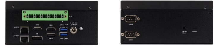 Serielle Anschlüsse stehen ebenfalls bereit (Bildquelle: Aaeon)