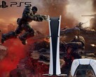 Gears of War: E-Day-Artwork mit PS5-Logo und Konsole