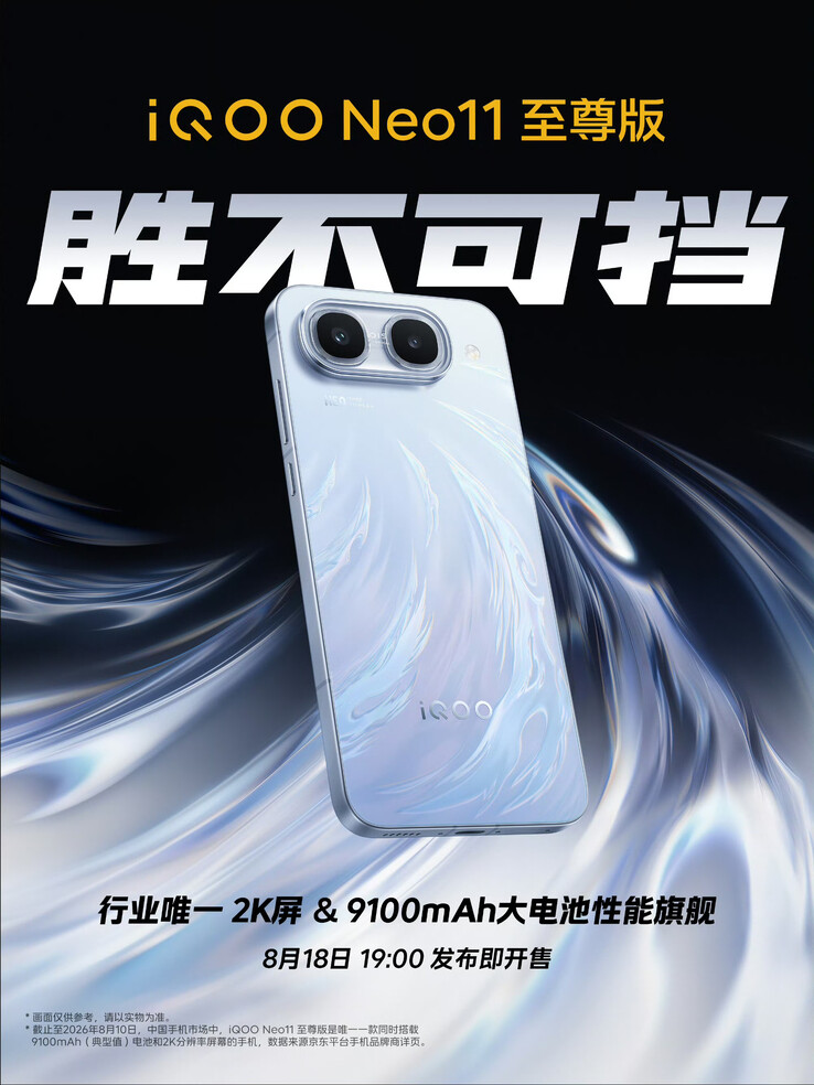 Die iQOO Neo 11 Extreme Edition.
