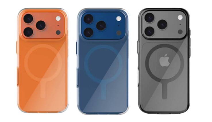Das Apple iPhone 17 Pro soll unter anderem in Orange, Dunkelblau und Dunkelgrau angeboten werden. (Bildquelle: @MysteryLupin)