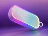 Der A-bean 20W Lautsprecher ist nach IPX7 wasserdicht. Abgebildet: die weiße Farbvariante des Bluetooth-Speakers.
