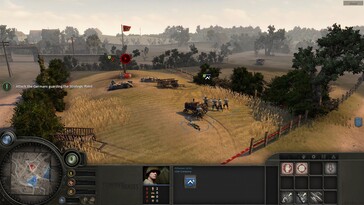 Im Bild: Ein Gameplay-Screenshot aus Company of Hereos.