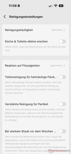 Diverse Einstellungen