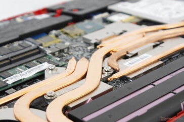 Viel mehr Heatpipes als im Vorgänger GL72