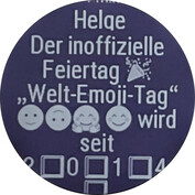 WhatsApp-Nachricht mit Emojis