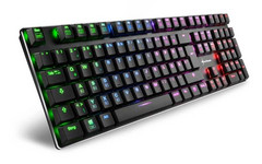 Sharkoon bringt günstige und flache RGB-Tastatur