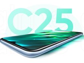 Das Realme C25 wird ein Einsteiger-Smartphone mit großem Akku und MediaTek Helio G70. (Bild: Realme)