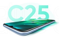 Das Realme C25 wird ein Einsteiger-Smartphone mit großem Akku und MediaTek Helio G70. (Bild: Realme)