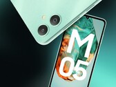 Das Samsung Galaxy M05 soll bald mit 50 MP Kamera und 5.000 mAh Akku starten. (Bildquelle: Samsung, via Amazon Indien)