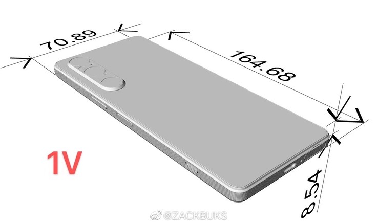 Laut neuestem CAD-Modell wird das Xperia 1 V doch nicht kleiner als das Xperia 1 IV.