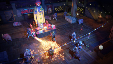 Bild zeigt einen Kampf gegen mehrere Gegner in Wasteland 3
