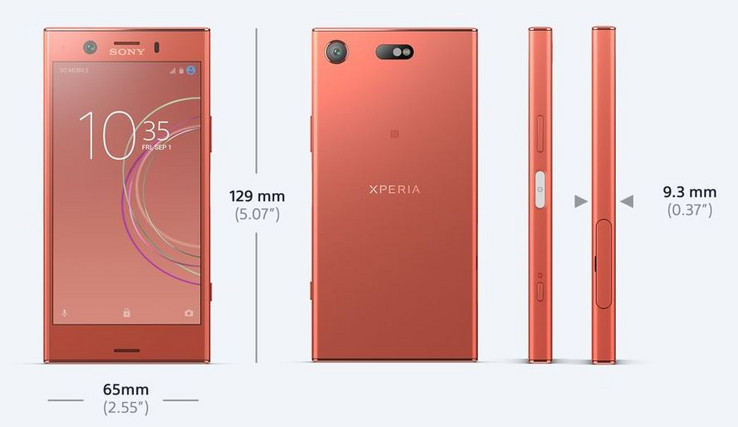 Das Xperia XZ1 Compact ist deutlich dicker als der große Bruder.