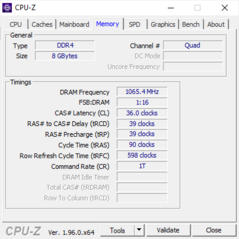 Systeminfo CPU-Z Memory