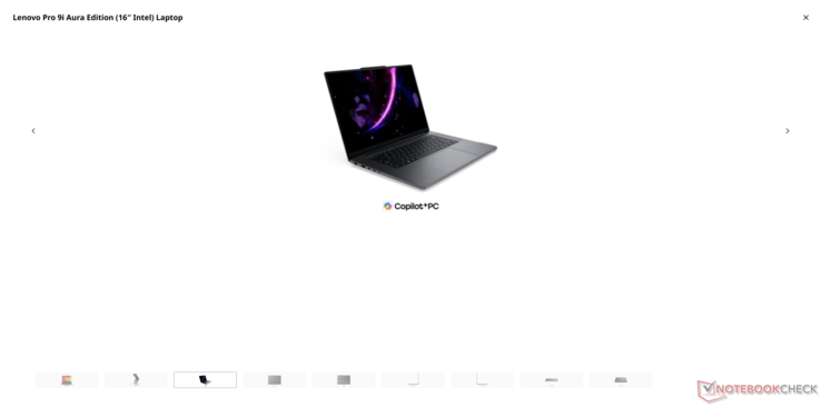 Im Vergleich zu Dell sind Lenovos Produktbilder im Vollbildmodus so körnig und niedrig aufgelöst, dass Käufer nur schwer erkennen können, was sie kaufen