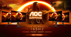 Die AOC Agon G2 Gaming-Monitor-Serie erhält schnellere IPS-Panels: Agon 24G2SPU, 27G2SPU, 24G2SPAE und 27G2SPAE schaffen 165 Hz.