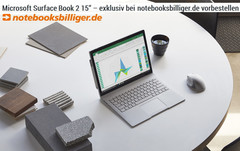 Microsoft Surface Book 2 mit 15 Zoll: Bei notebooksbilliger.de als Vorbestellung erhältlich.