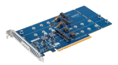 Gigabyte CMT2014: Adapter- und RAID-Karte für M.2-SSDs