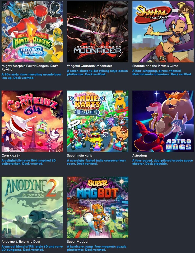 Alle Spiele aus der Cartridge Chaos Sammlung.