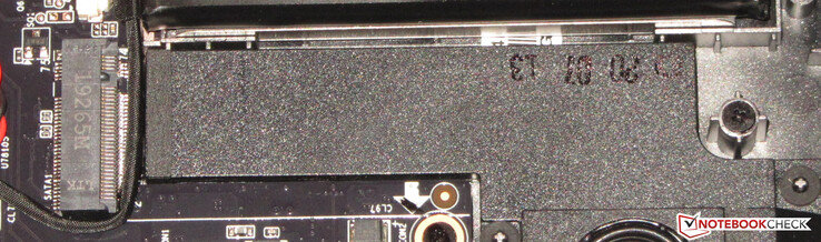 Es gibt Platz für eine zweite SSD.