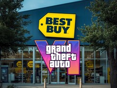 Best Buy-Filiale mit GTA 6-Logo 