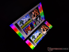 Blickwinkel von oben links