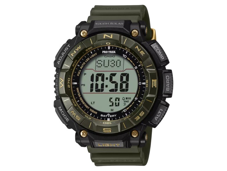 Die Casio Pro Trek PRG340ANS-3. (Bildquelle: Casio)