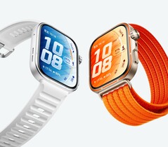 Die Huawei Watch Fit 5 Pro wurde offensichtlich vom Design der Apple Watch Ultra inspiriert.