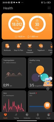 In der Huawei-Health-App laufen alle gesammelten Daten zusammen