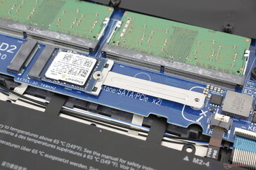 Der primäre M.2-2280-PCIe-2x-Steckplatz unterstützt auch Optane.
