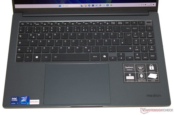 Medion S10 Keyboard. (Bild: Sascha Mölck)