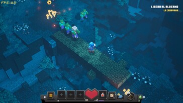Im Bild: Ein Gameplay-Screenshot aus Minecraft Dungeons.