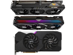 Alle drei Asus Radeon RX 6700 XT Varianten im Überblick [Bildmontage]