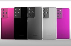 Das Samsung Galaxy S21 Ultra hier in einem Konzeptbild des Concept Creator. Ein Leak liefert erste Specs der Serie im Vergleich.