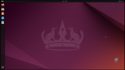 Ein Blick auf den GNOME-Desktop von Ubuntu 24.04 direkt nach der Installation (Bild: Canonical).
