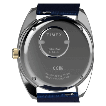 Timex Q 1976 Day and Date Gehäuseboden