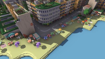 Im Bild: Ein Gameplay-Screenshot aus Urbek City Builder.