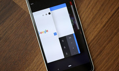 Android P könnte einen neuen Taskswitcher im horizontalen Design erhalten.