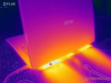 Zwei Lüfterauslässe am Heck