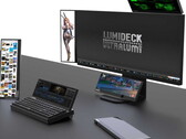Lumideck: Monitor und mechanische Tastatur