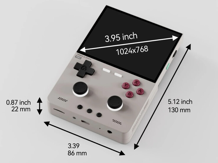 Der TrimUI Brick Pro ist etwas höher und breiter als die bisherigen Handhelds der TrimUI-Brick-Serie