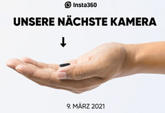 Insta360: Morgen, am 9. März, stellt der 360°-Profi seine neue Mini-Actionkamera vor.