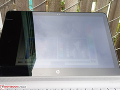 Im Freien an einem bedeckten Tag