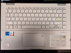 Die Tastatur des VivoBook Flip 14 eignet sich für den täglichen Gebrauch