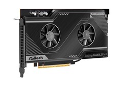 ASRock kühlt vier M.2 SSDs mit zwei Lüftern für die bestmögliche Performance unter Dauerlast. (Bild: ASRock)