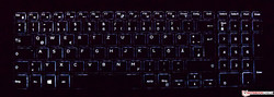 Tastatur des Dell G3 17 3779 (beleuchtet)