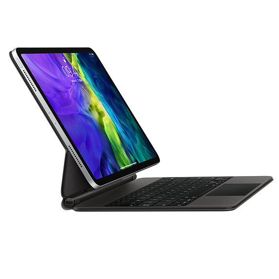 Das optionale Magic Keyboard kostet 399 Euro und soll das Apple iPad Pro (2020) in ein vollwertiges Notebook verwandeln.