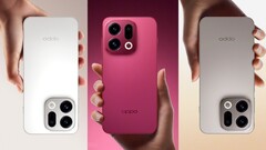 Das Oppo Find X9 ist erstmals komplett in einem Samtrot zu sehen. Die Hasselblad-Kamera zeigt im Vergleich mit dem iPhone 17 Pro, was sie kann. (Bildquelle: Oppo, editiert)