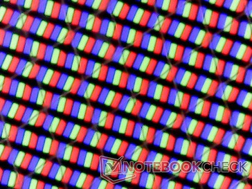 Reflektives 4K-UHD-RGB (HP Spectre x360 15 (2017)). Jedes Dreier-Set entspricht immer einem RGB-Pixel.
